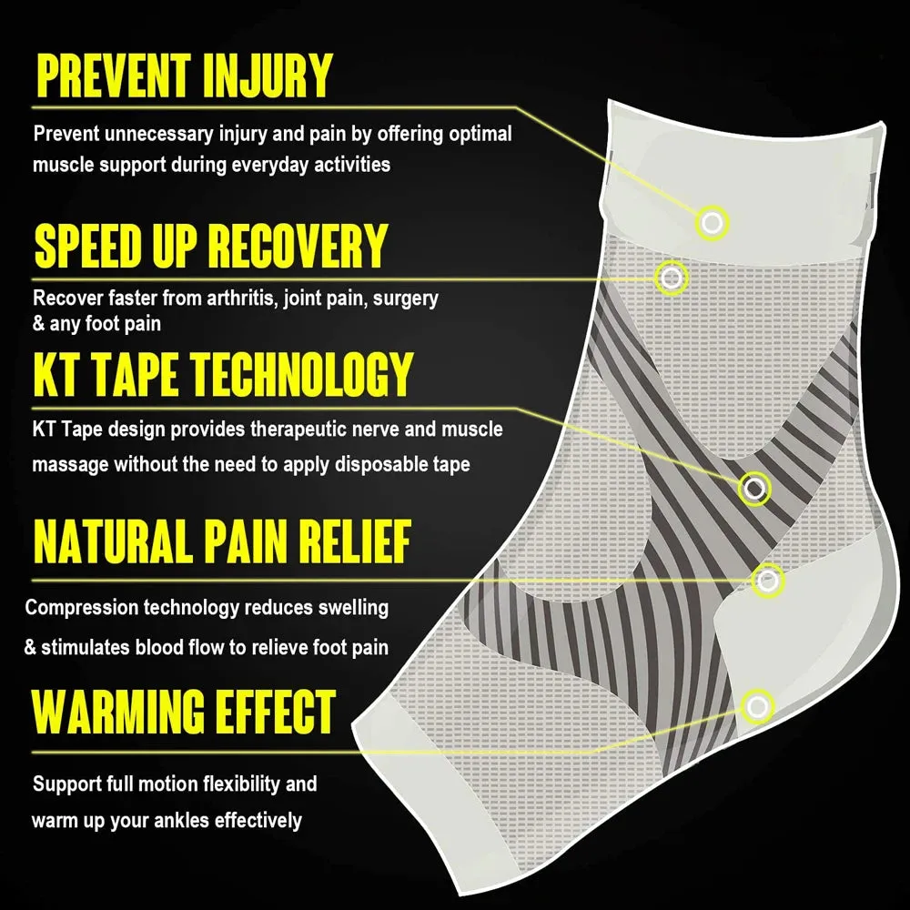1Pair Sports Ankle Brace Compression Socks