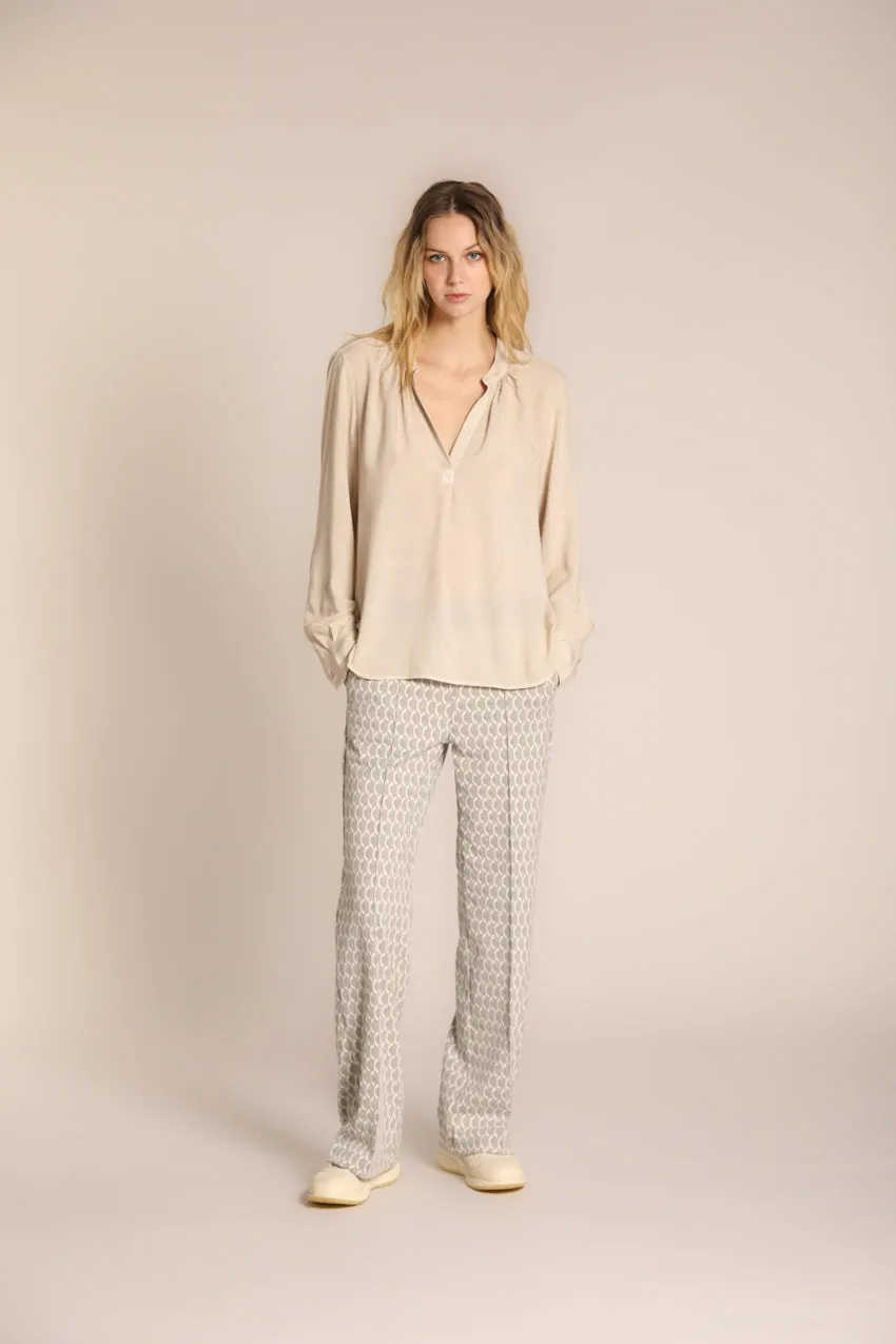 Adele women's  shirt in viscose lurex 