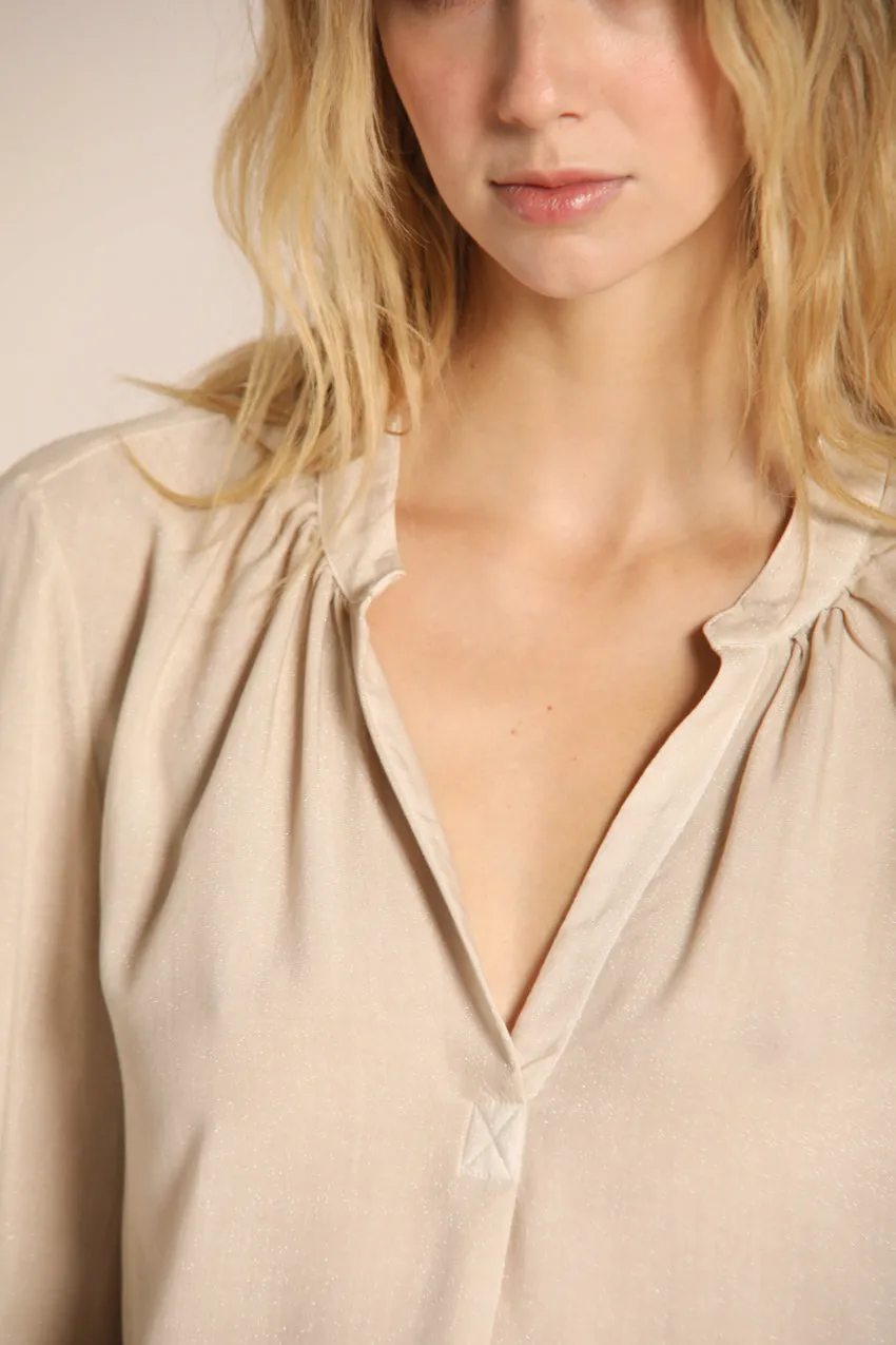 Adele women's  shirt in viscose lurex 