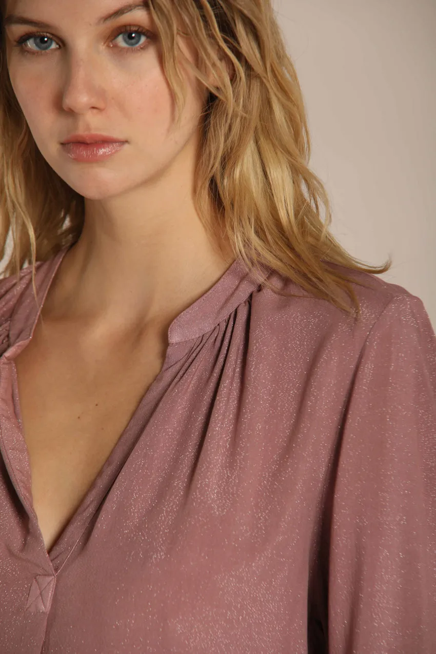 Adele women's  shirt in viscose lurex 