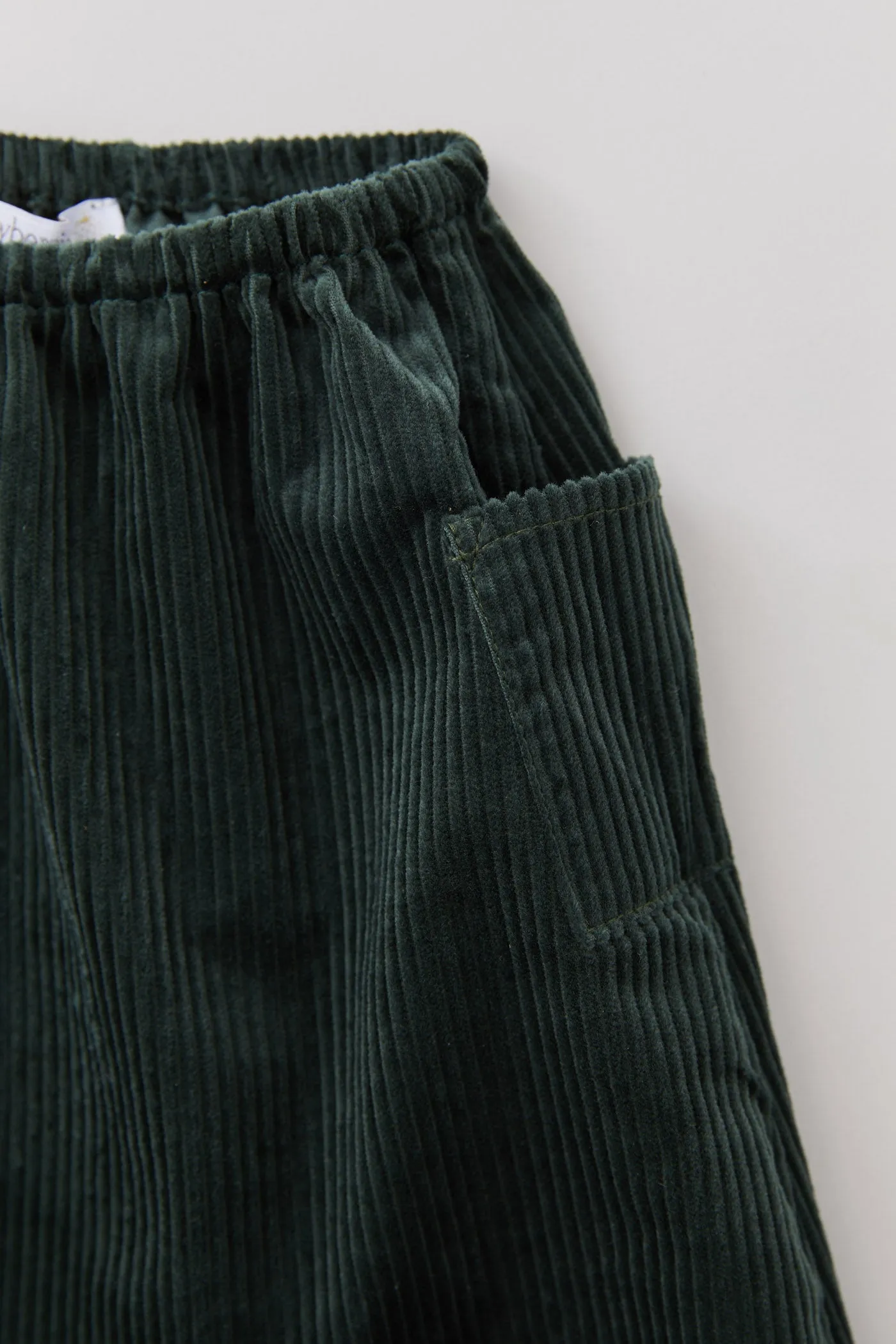 Apple Trousers - BabyCord Dark Green