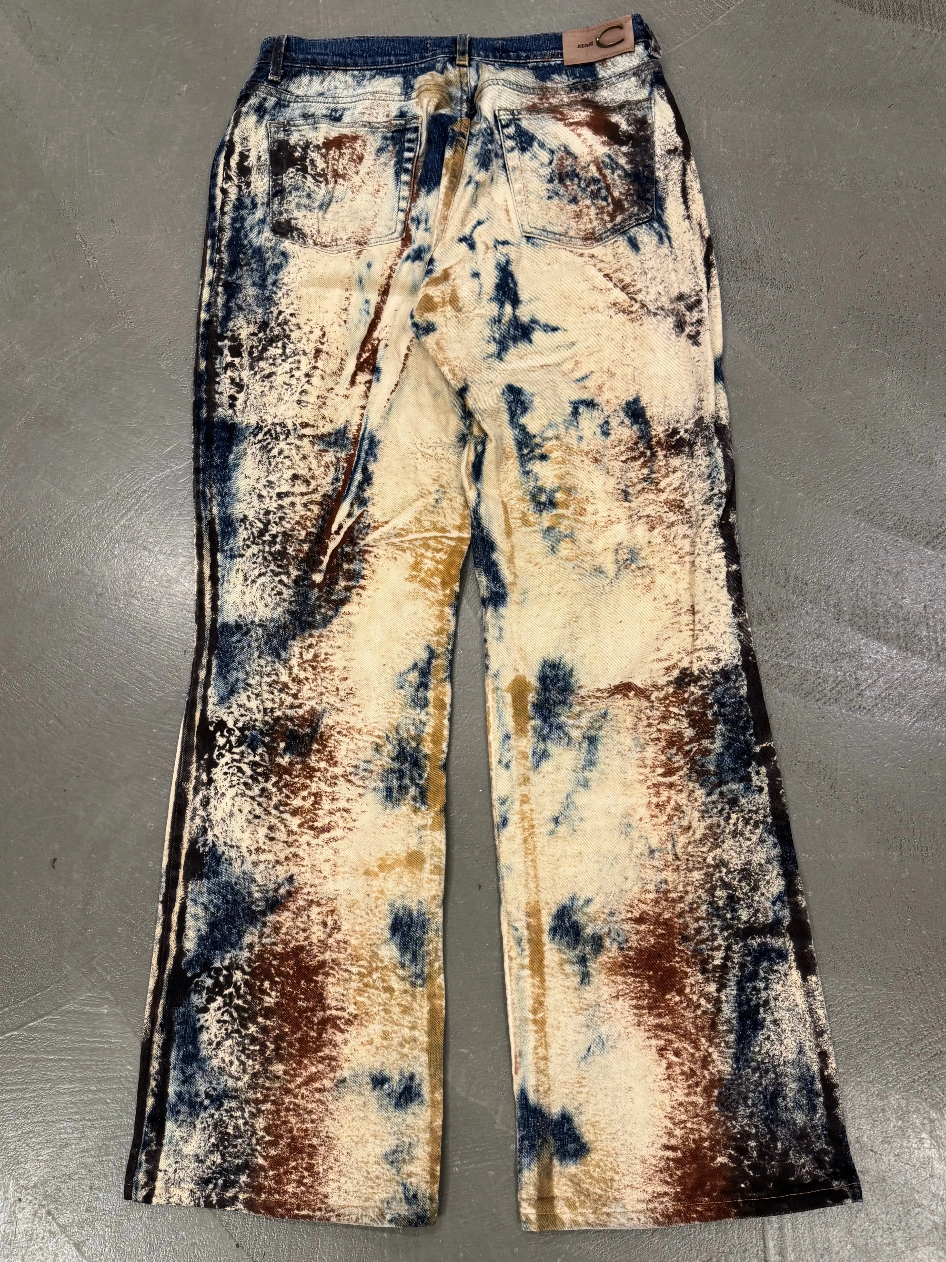 A/W2001 Roberto Cavalli rust camo pants