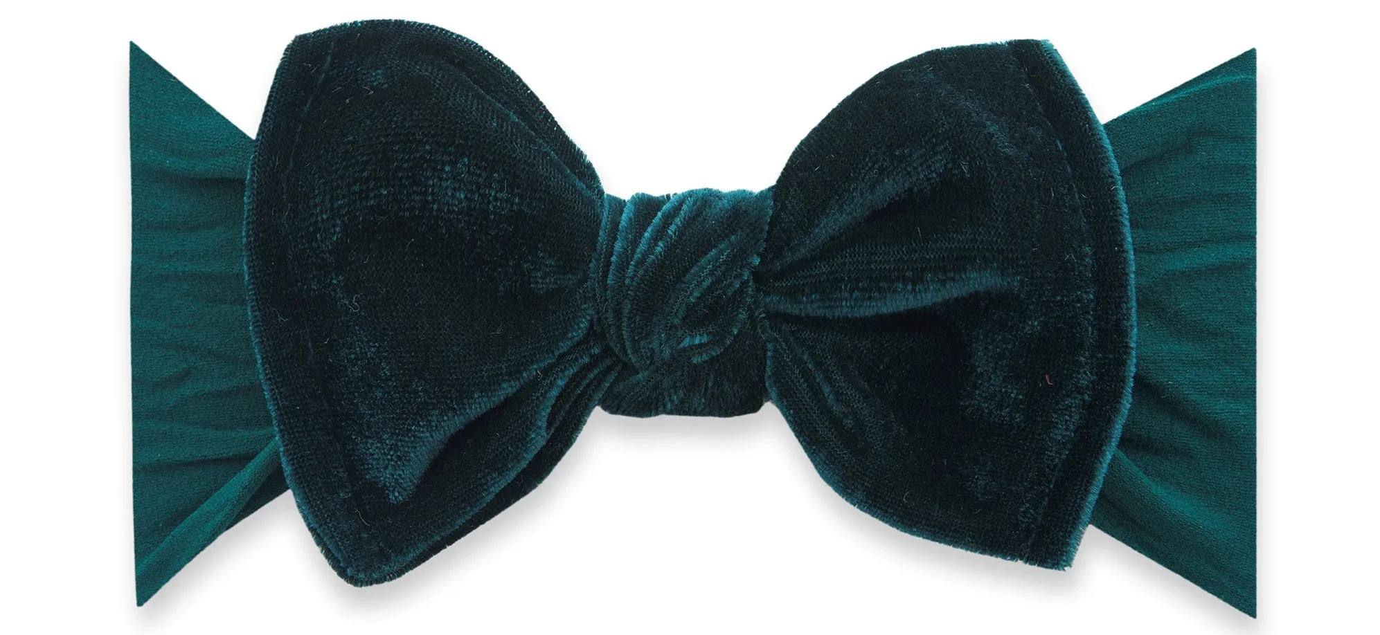 Baby Bling Pine Velvet Knot Headband