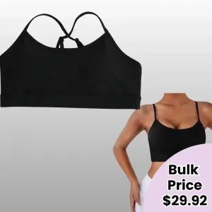Black Sports Bra
