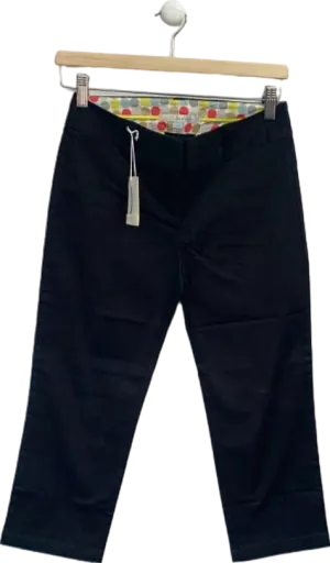 Boden Black Cropped Trousers UK 6
