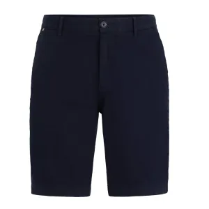 BOSS SLICE STRETCH-COTTON TWILL CHINO SHORTS
