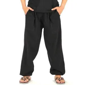 Brief Casual Cotton Wide Leg Pants