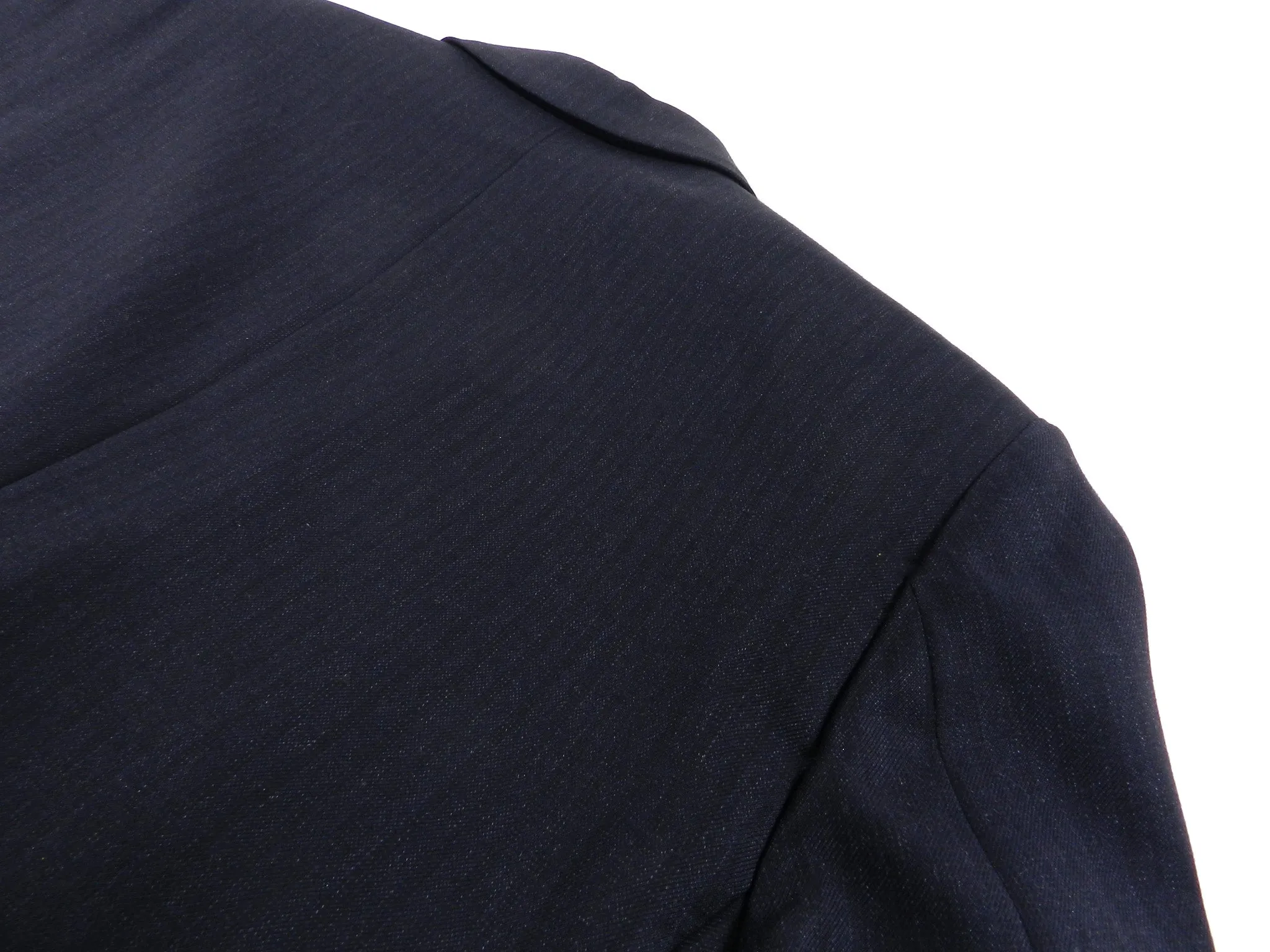 Burberry Navy Fine Two Piece Pinstripe Suit - 40