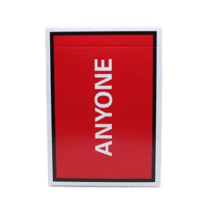 CAP Logo Red Playing Cards by Anyone Worldwide
