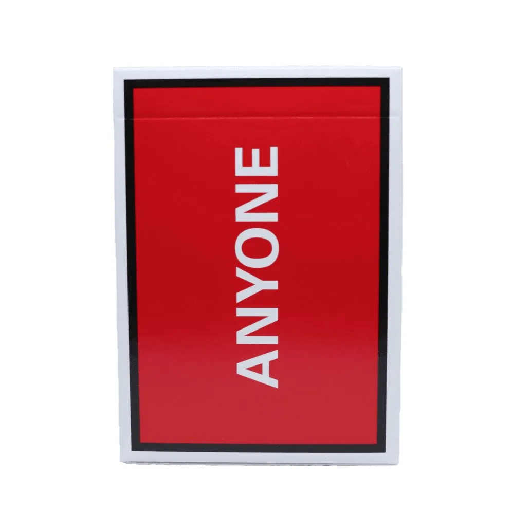CAP Logo Red Playing Cards by Anyone Worldwide