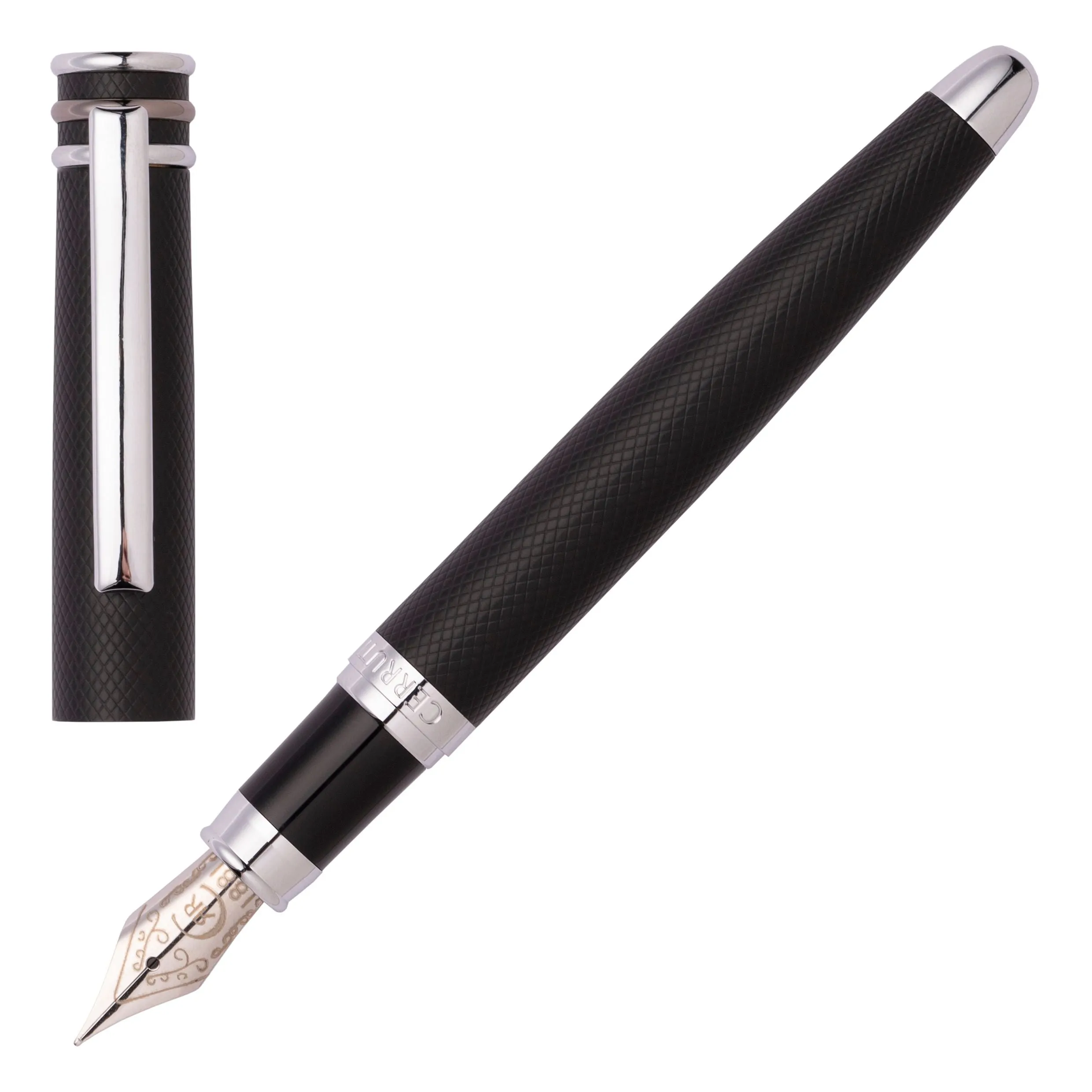 CERRUTI 1881 NSW2982A-Fountain pen Austin Diamond Black