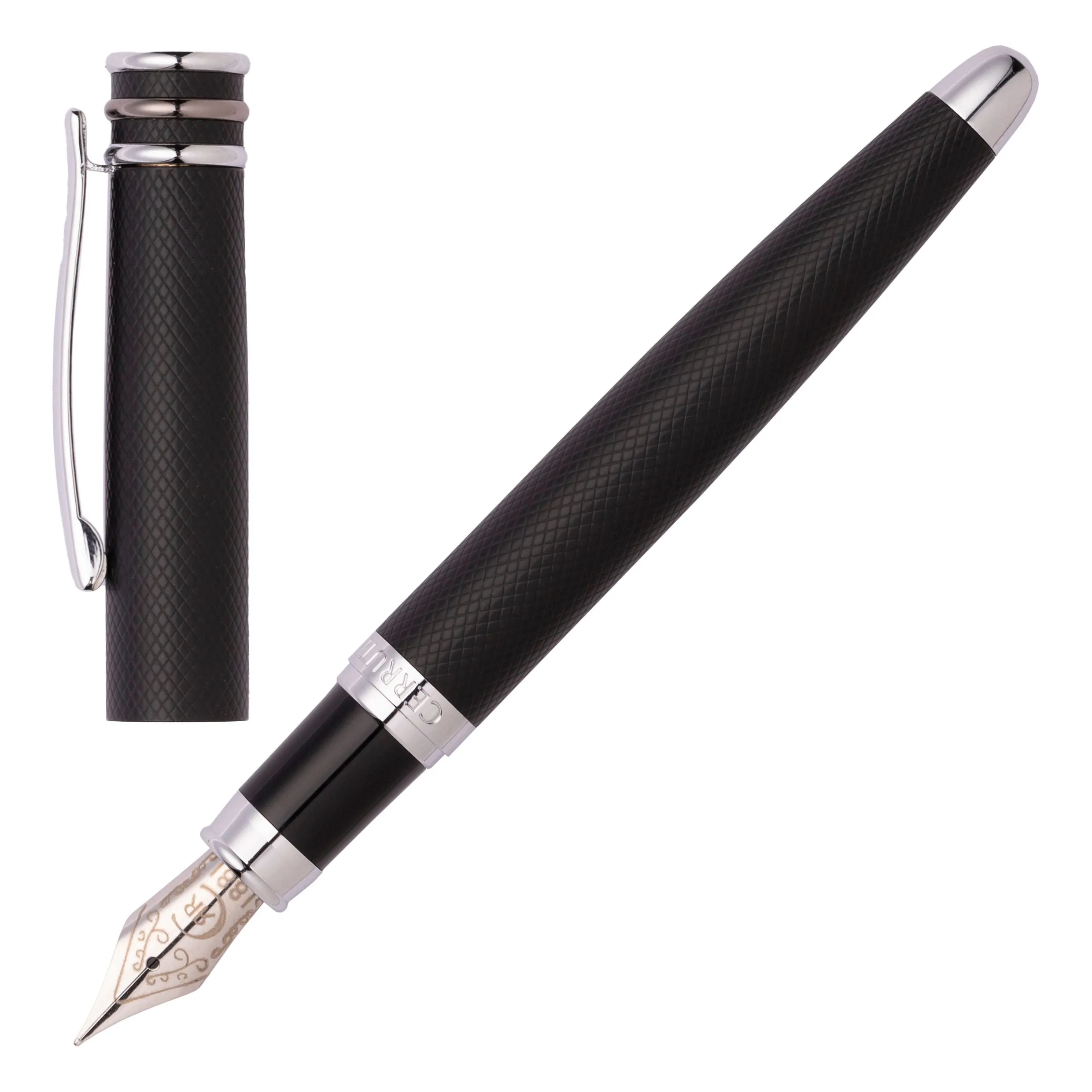 CERRUTI 1881 NSW2982A-Fountain pen Austin Diamond Black