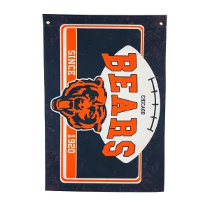 Chicago Bears, Linen Estate Flag,17l3805