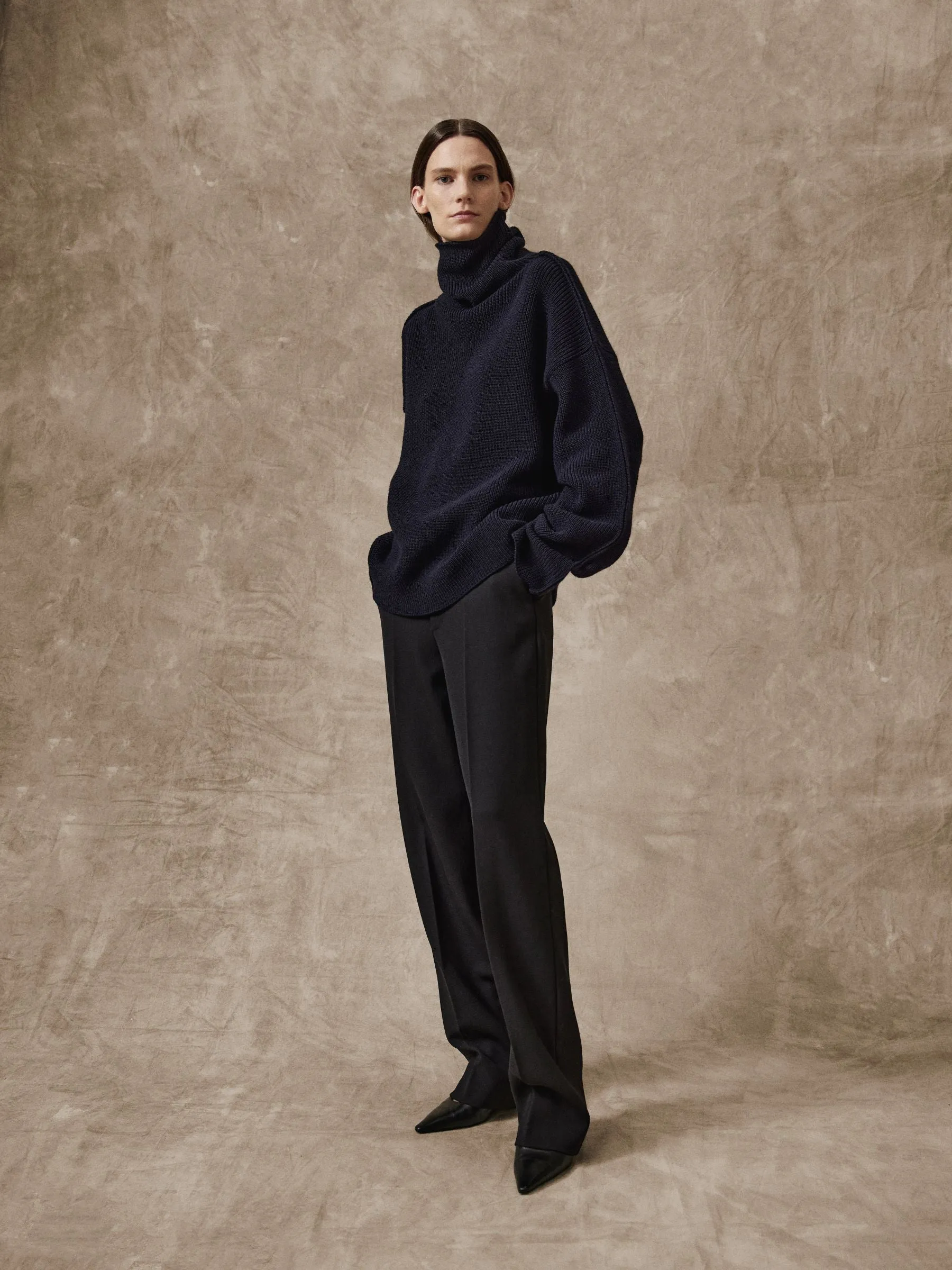 Cigarette Leg Trousers