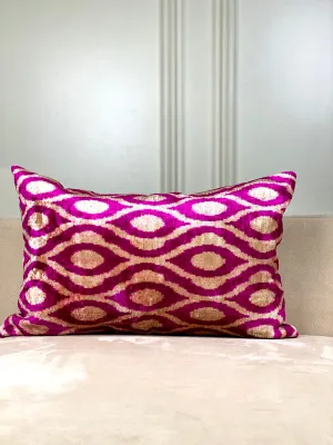 Classic Magenta Lumbar Pillow Cover