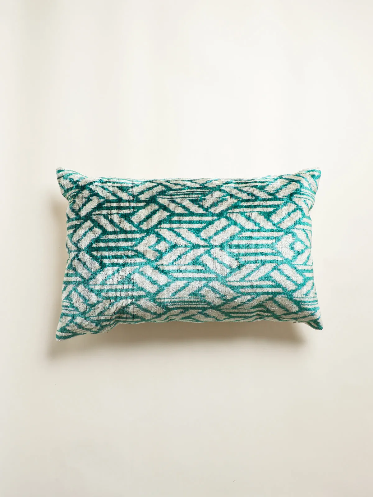 Classic Marine Teal Lumbar Pillow Cover
