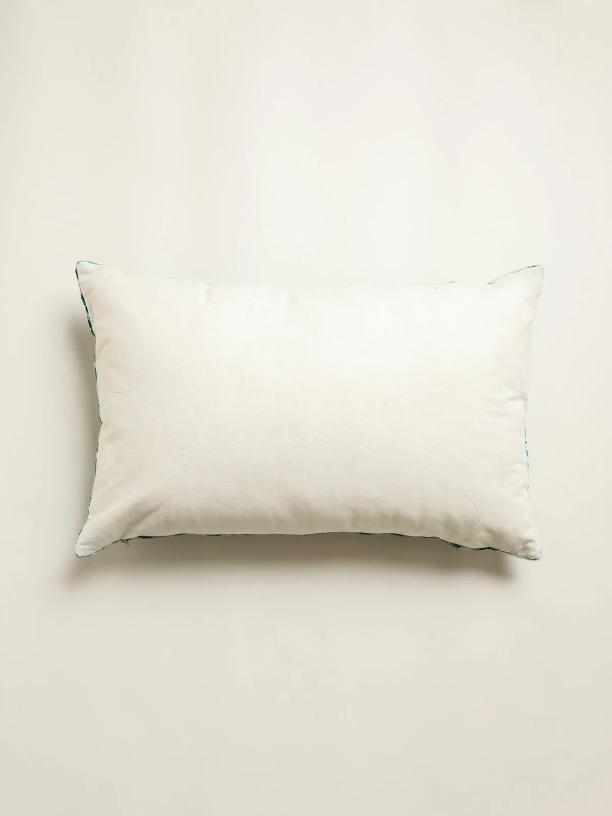 Classic Marine Teal Lumbar Pillow Cover