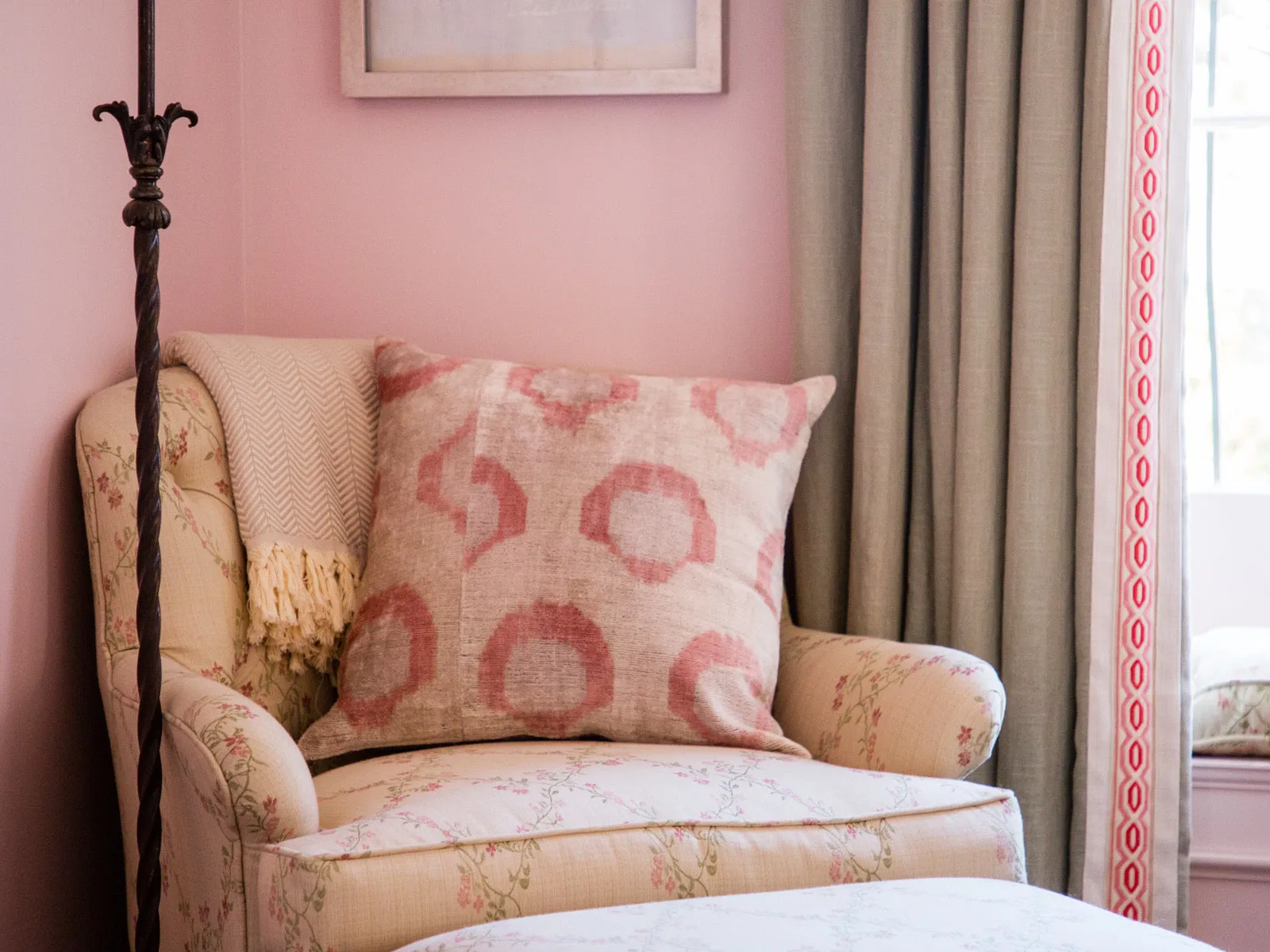 Classic Muted Chevron Square Pillow Cover