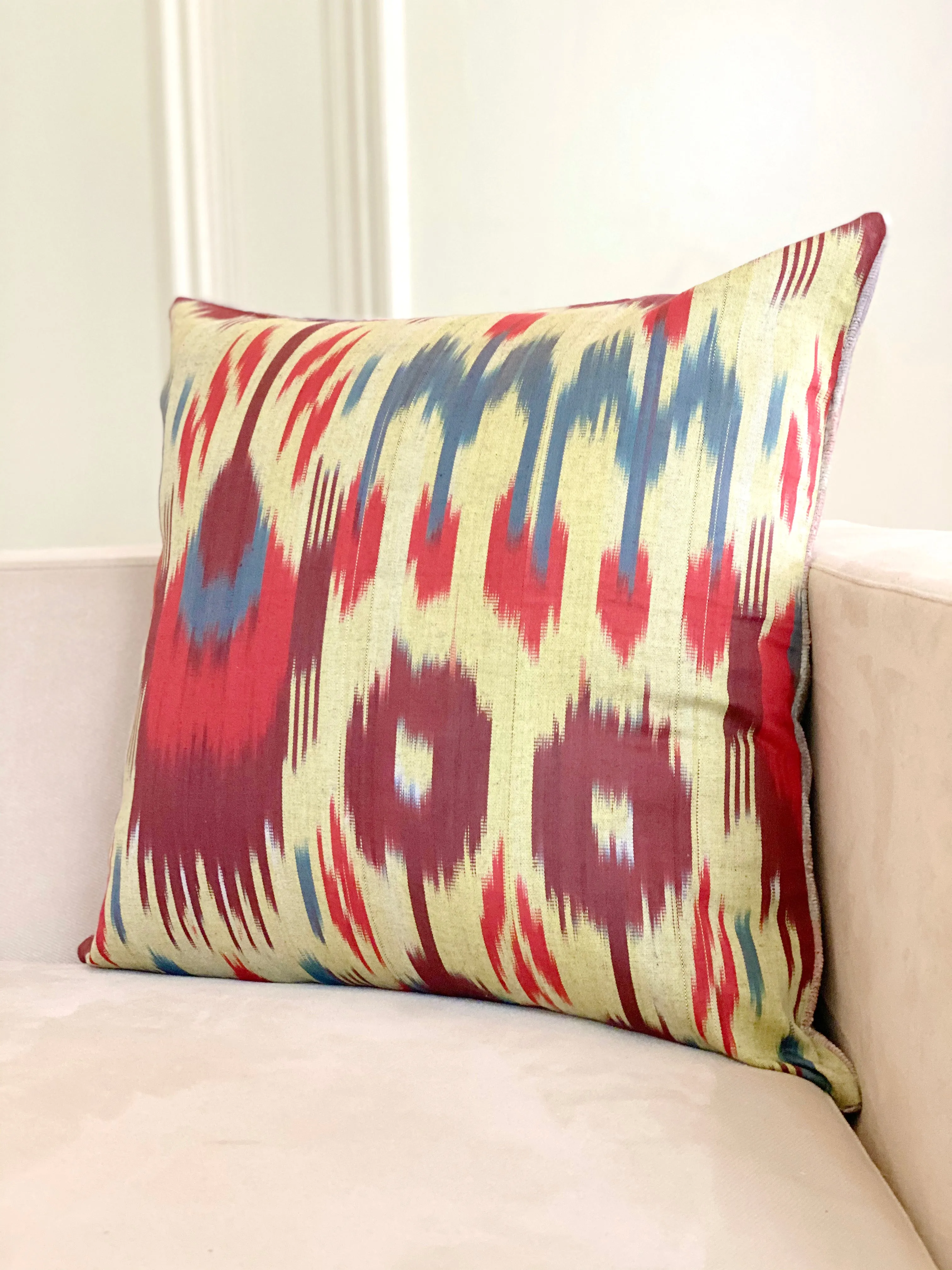 Classic Muted Chevron Square Pillow Cover