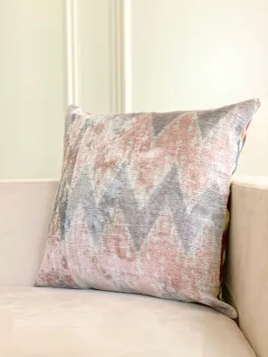 Classic Muted Chevron Square Pillow Cover