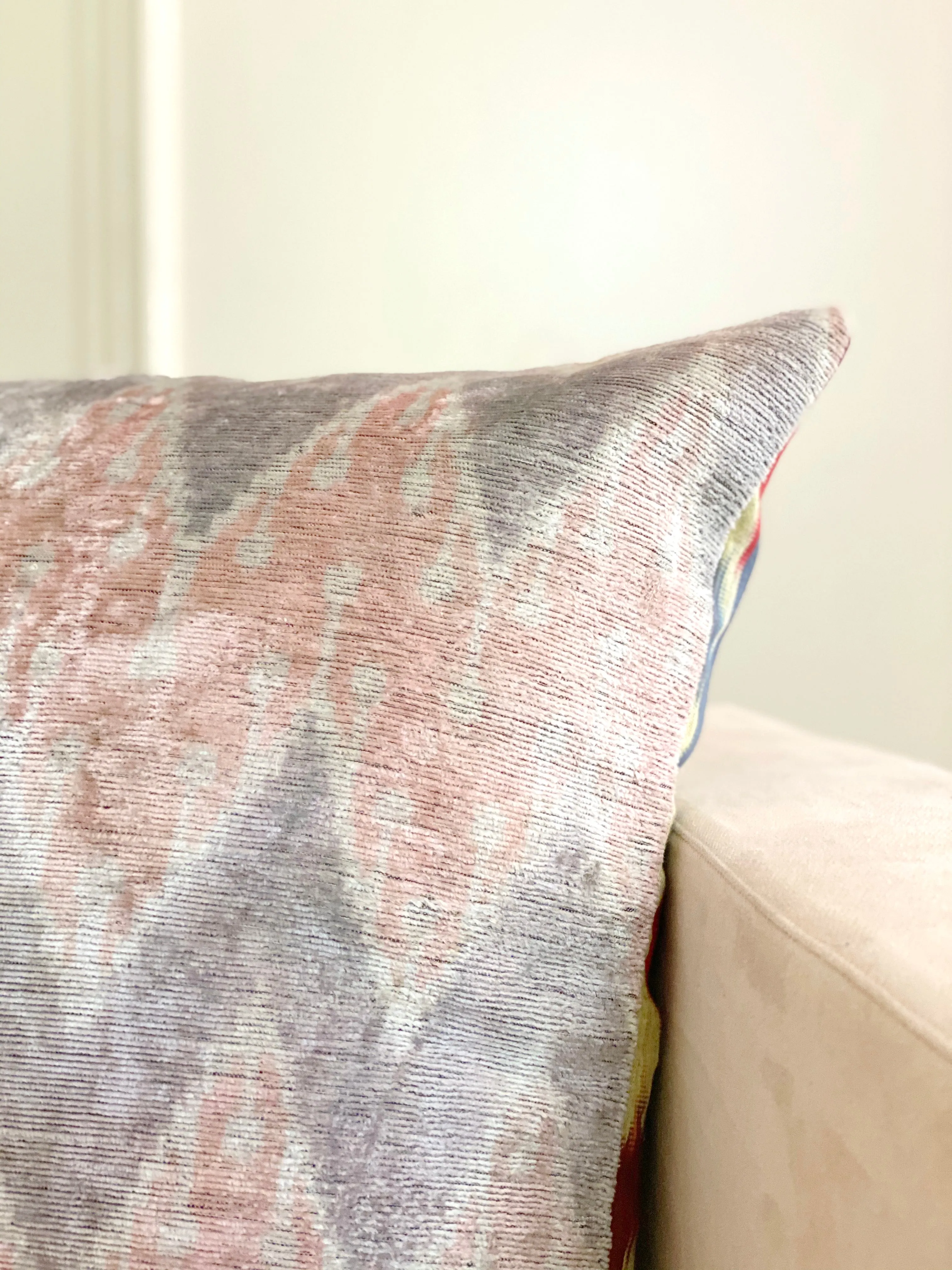 Classic Muted Chevron Square Pillow Cover