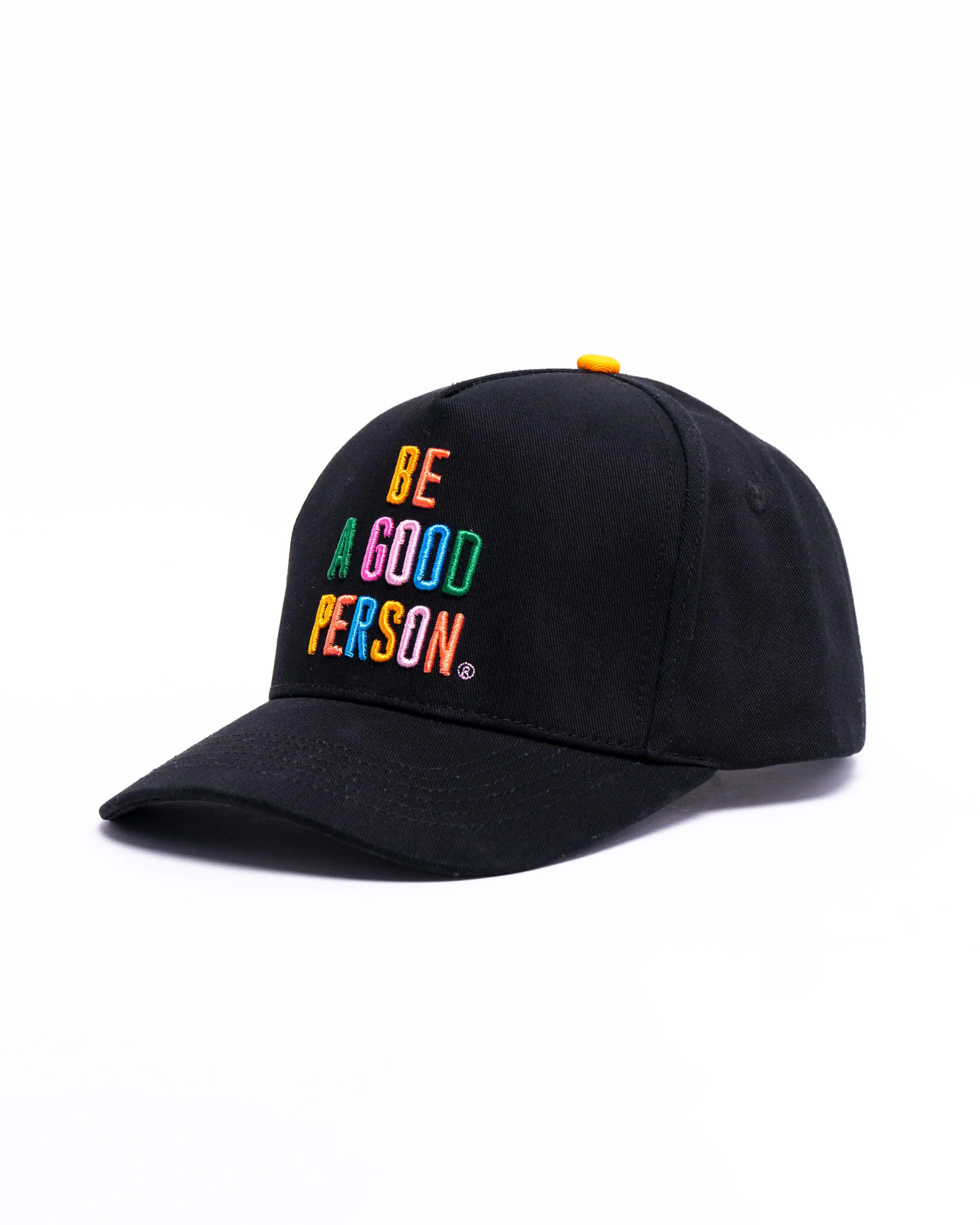 Color Spectrum Snapback Hat - Black