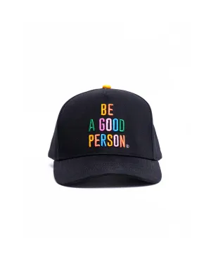 Color Spectrum Snapback Hat - Black