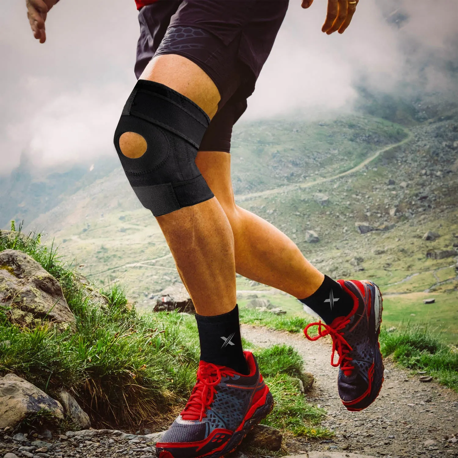 Copper Infused Knee Support Recovery Sports Wrap