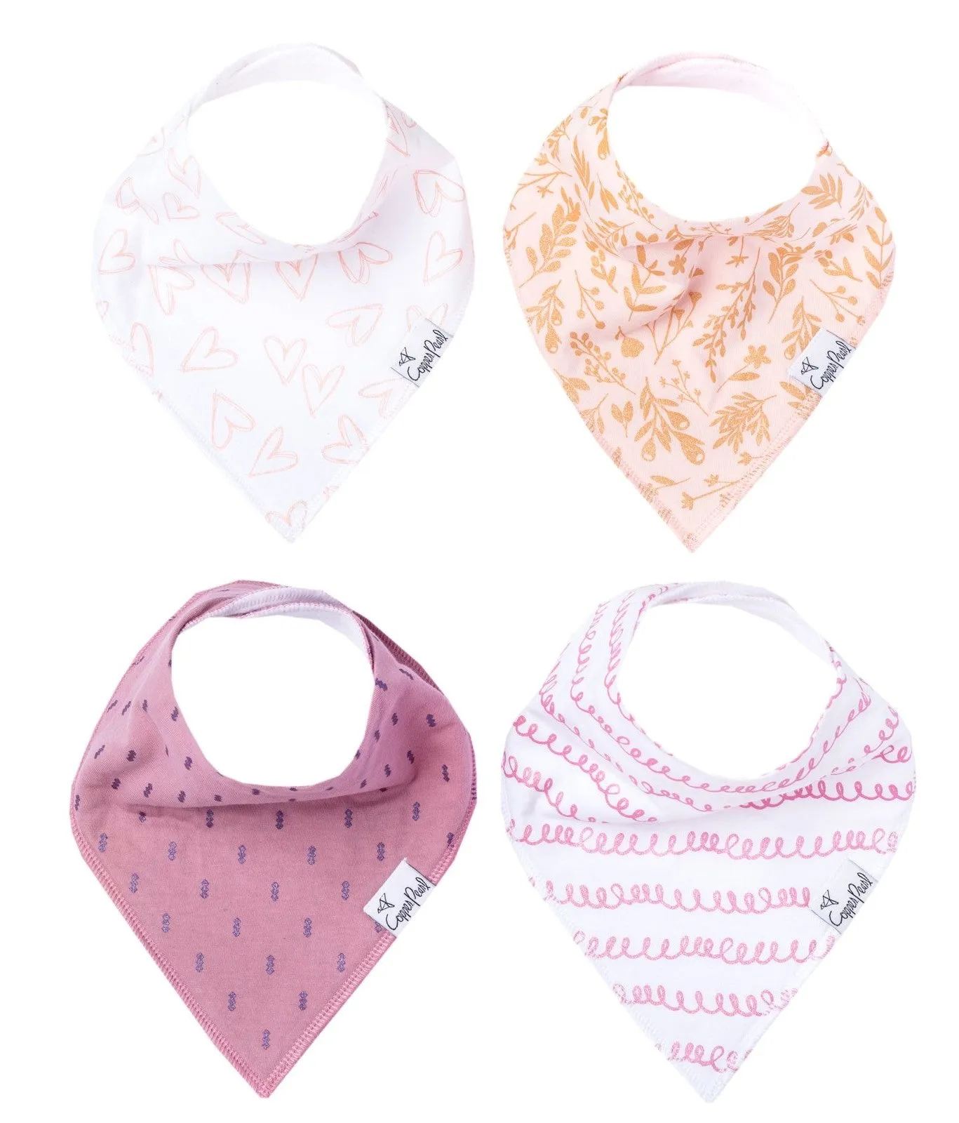 Copper Pearl Lola Bandanna Bib Set