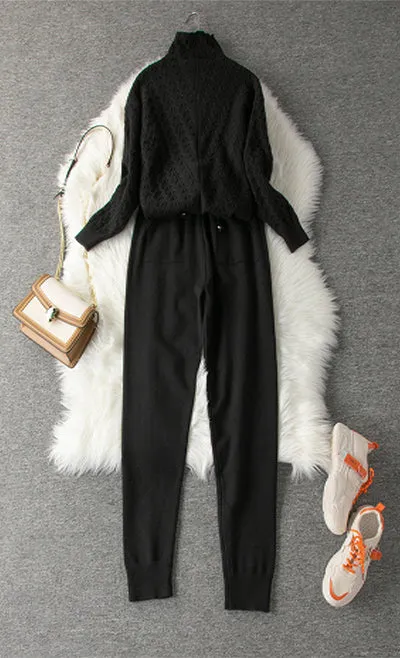 Cozy Soft Computer Knitted Co-ord Sets