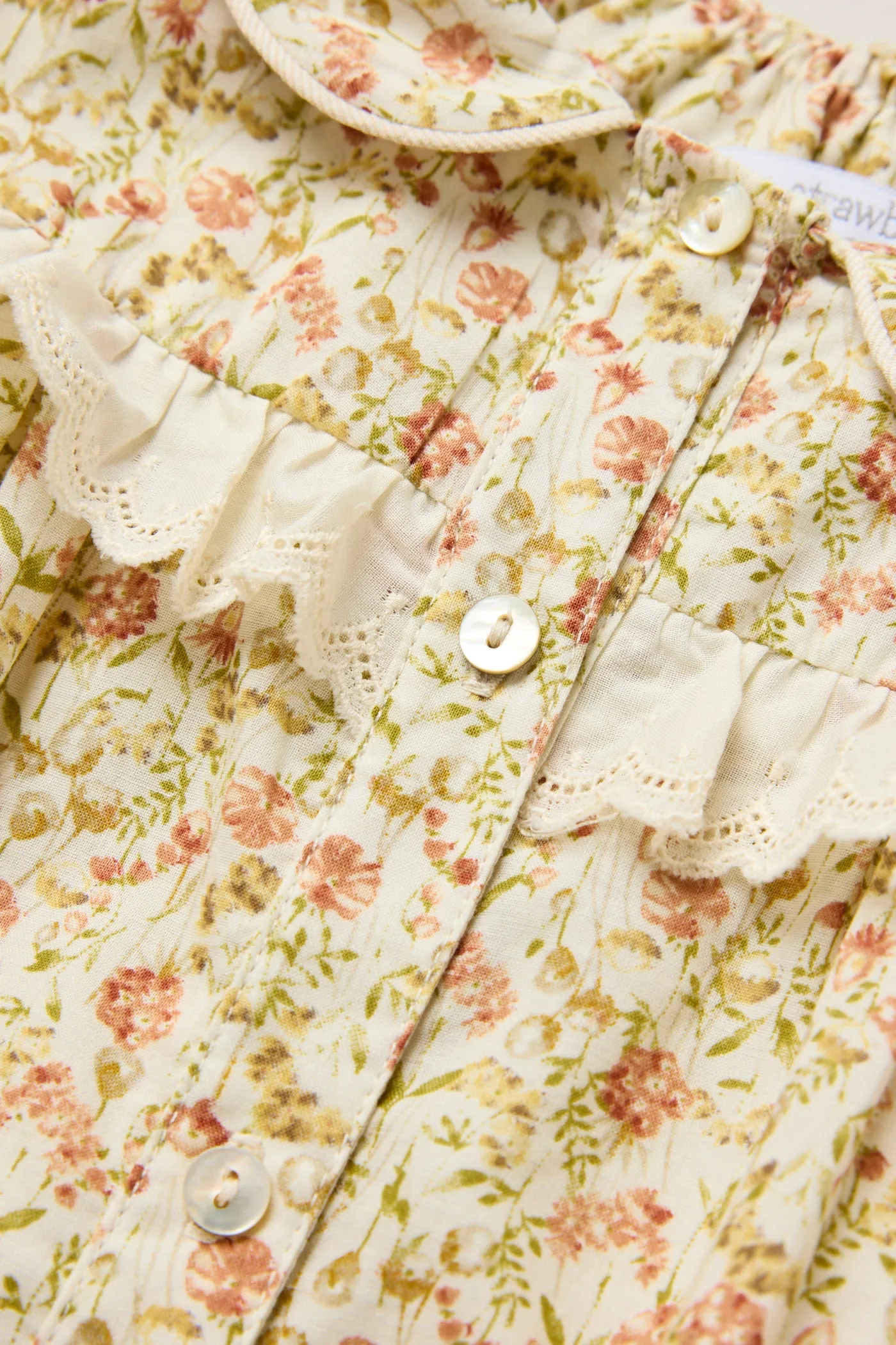 Cramberry Blouse Beige Tangerine