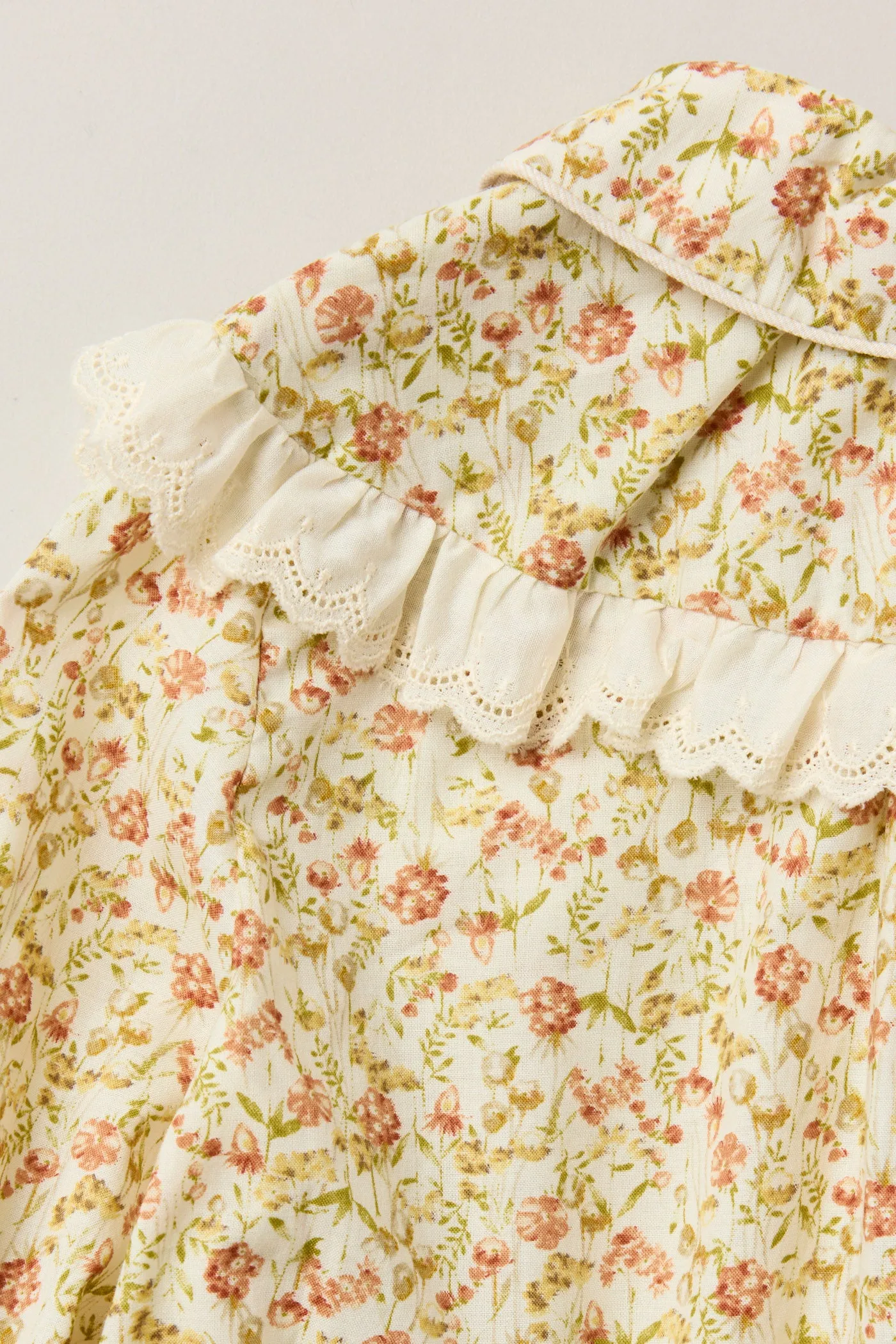 Cramberry Blouse Beige Tangerine