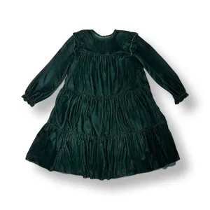 Dark Green Velvet Dress..
