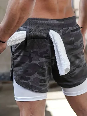 David - fashion multi-pocket cargo shorts