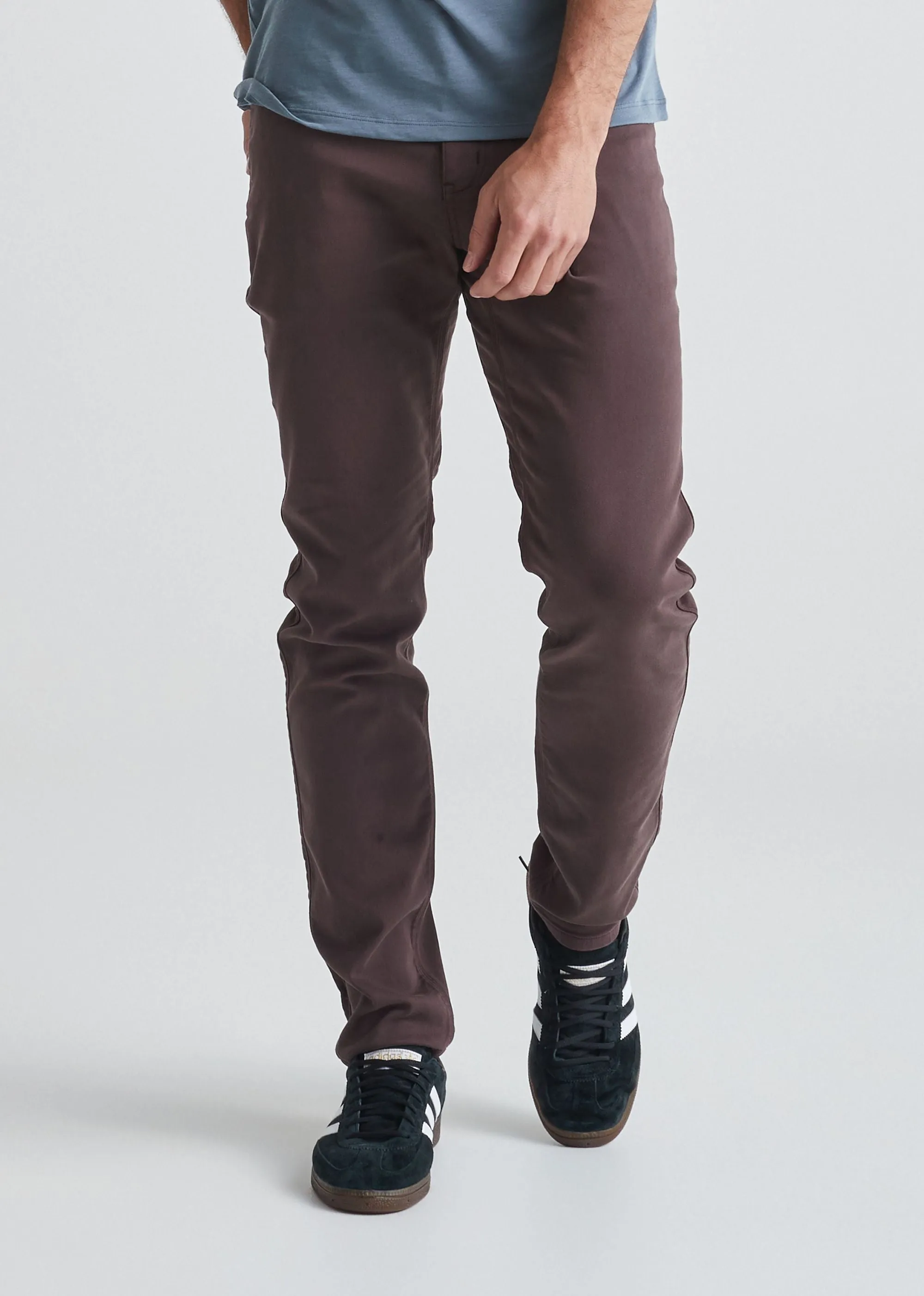 DU/ER Men's No Sweat Slim Pant - Walnut
