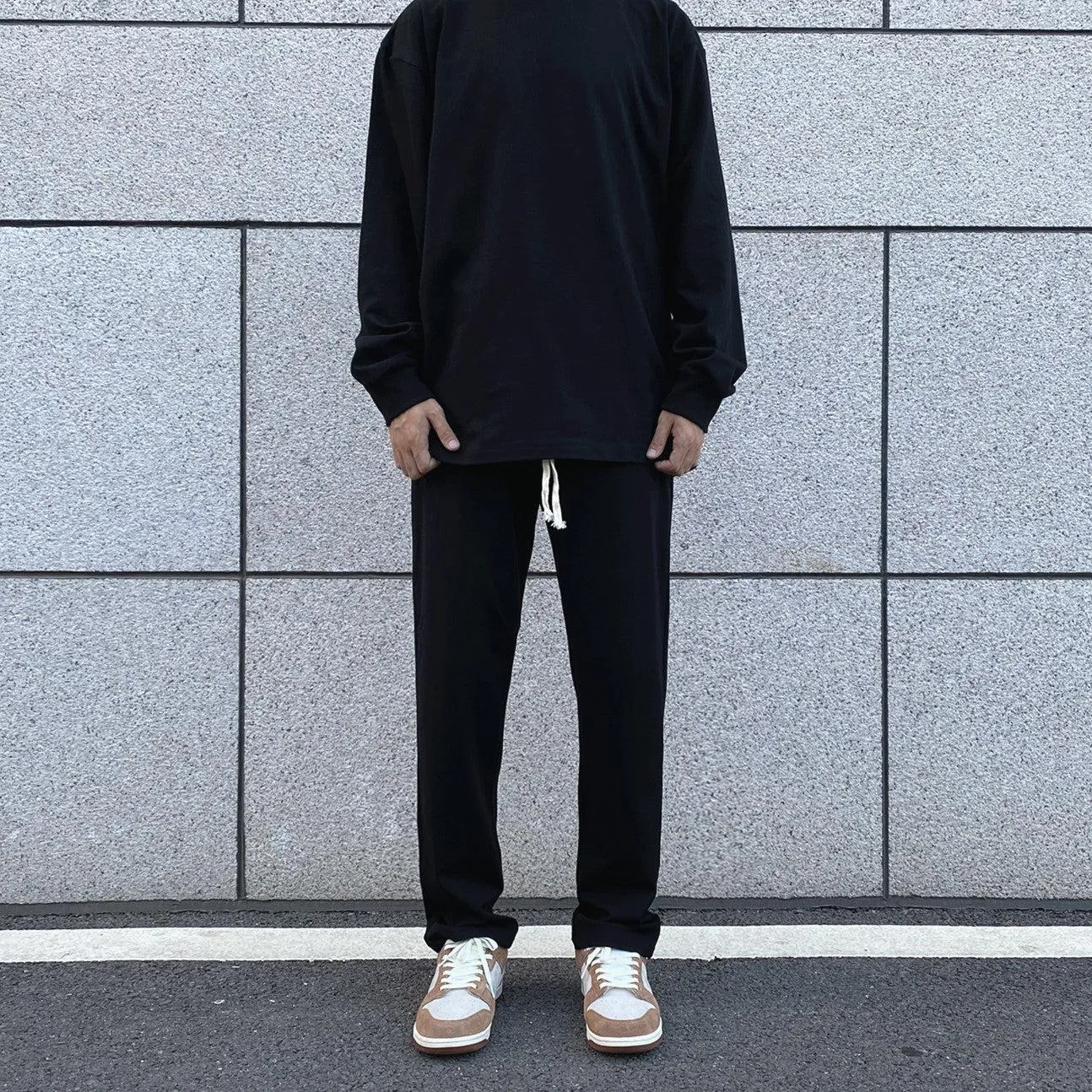 Elastic Straight Casual Pants