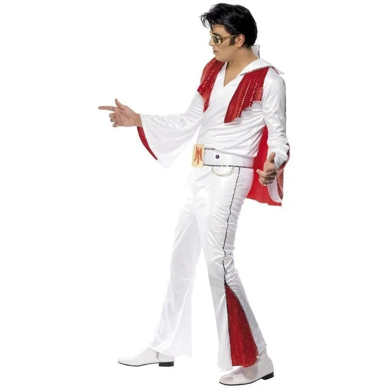 Elvis Costume Red & White