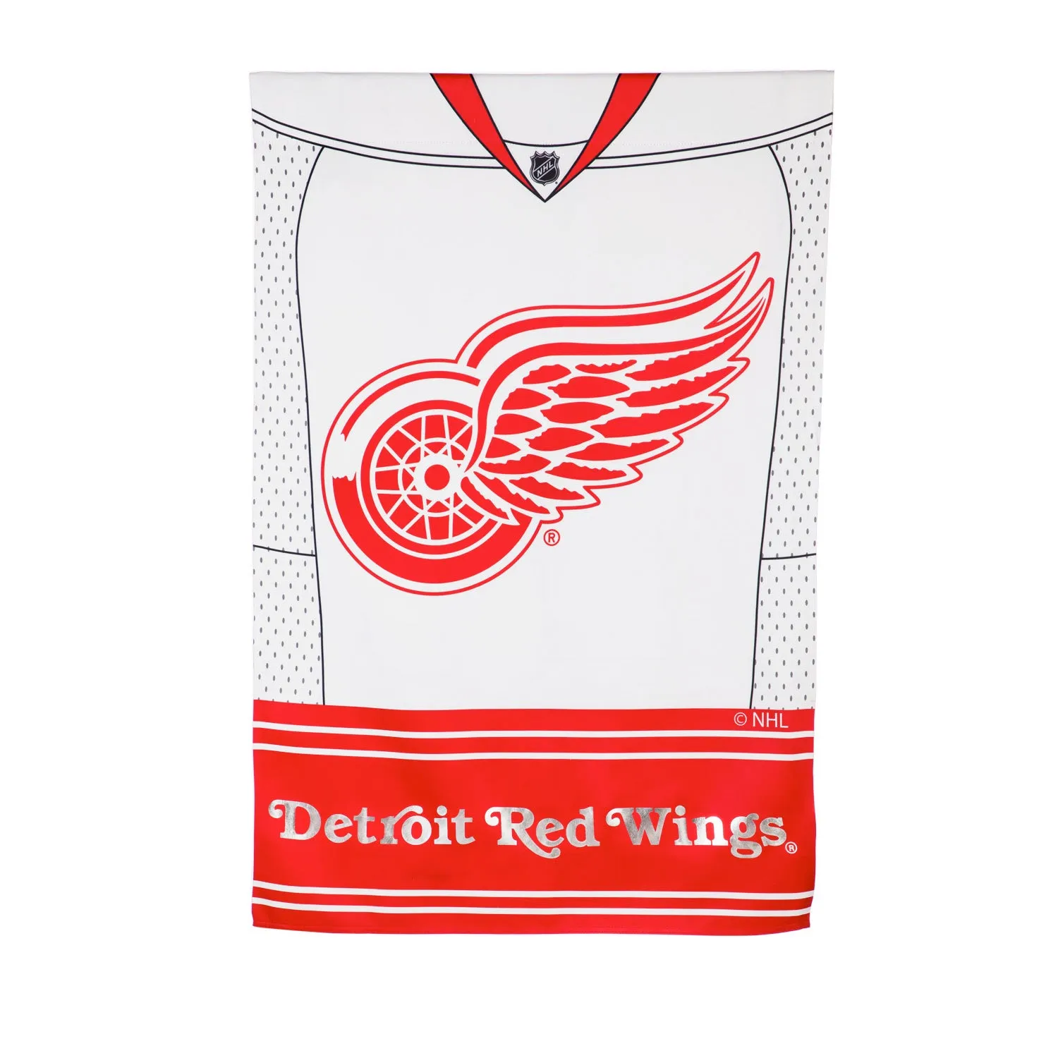 Flag, DS Suede, Foil, Gar, Jersey, Detroit Red Wings,14s4359blj