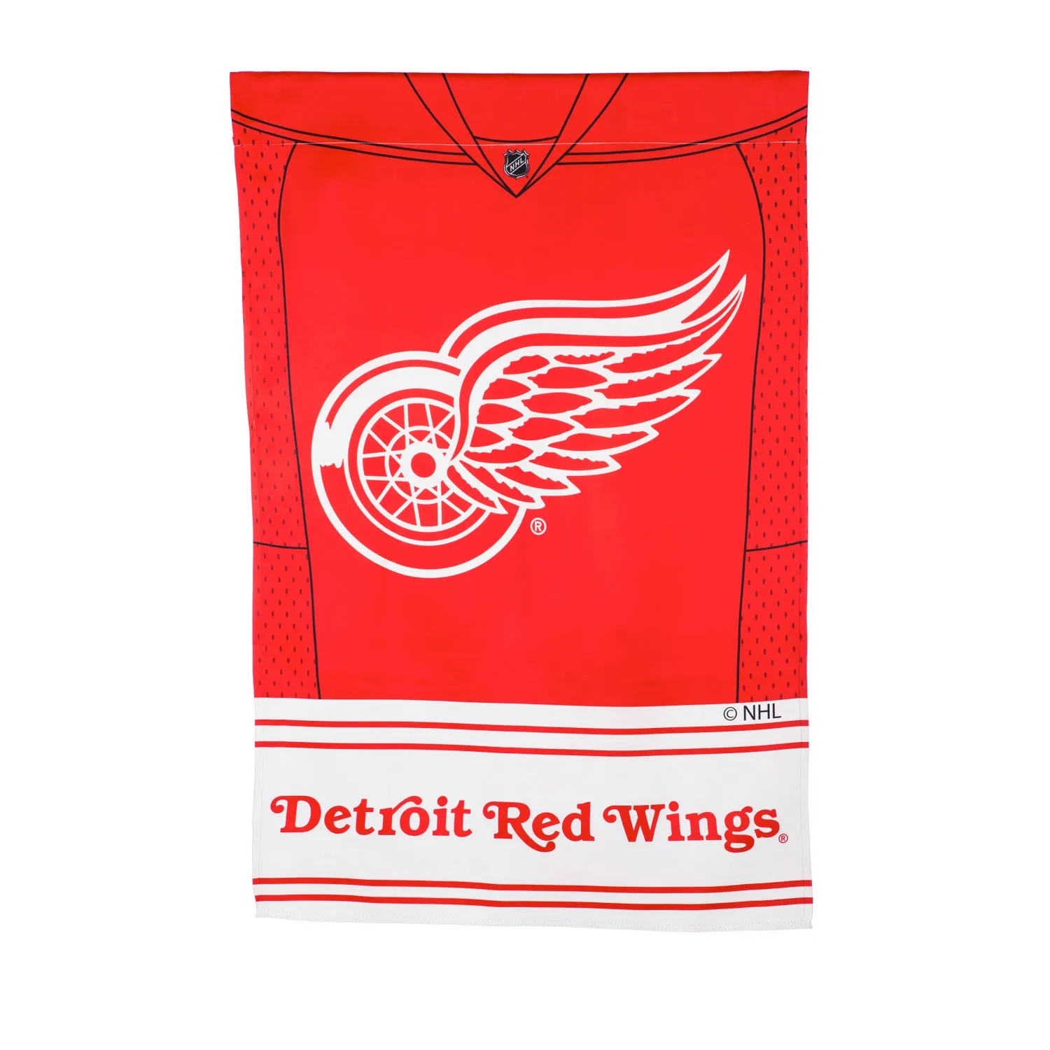 Flag, DS Suede, Foil, Gar, Jersey, Detroit Red Wings,14s4359blj