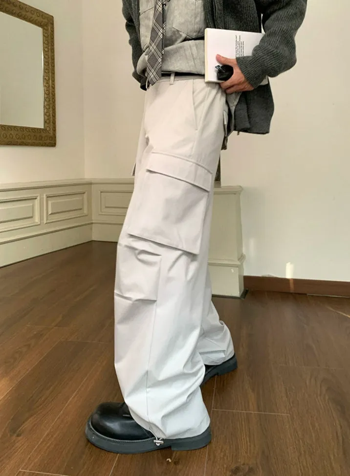 Functional Cargo Pocket Casual Pants