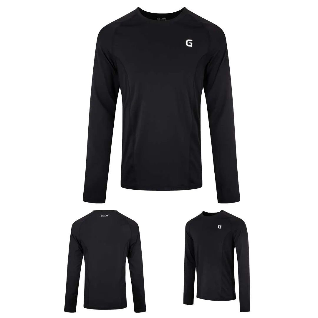 Gallant Men's Base Layer Top - Black - Compression Top