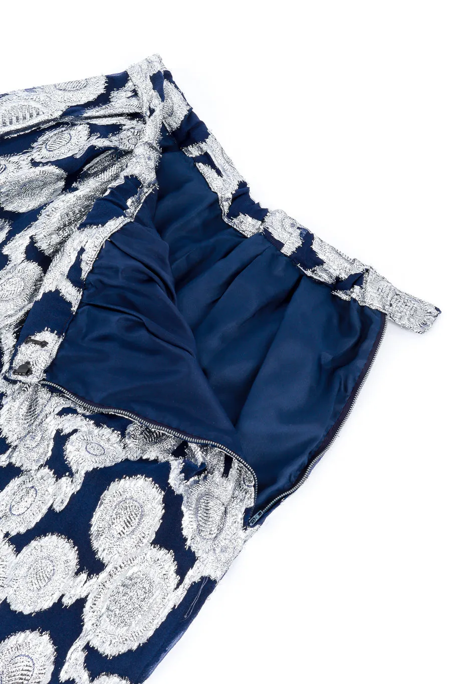 Geometric Lamé Duster & Pant Set