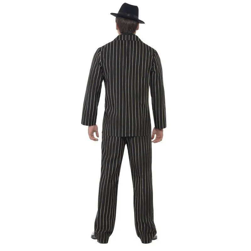 Gold Pinstripe Gangster Costume