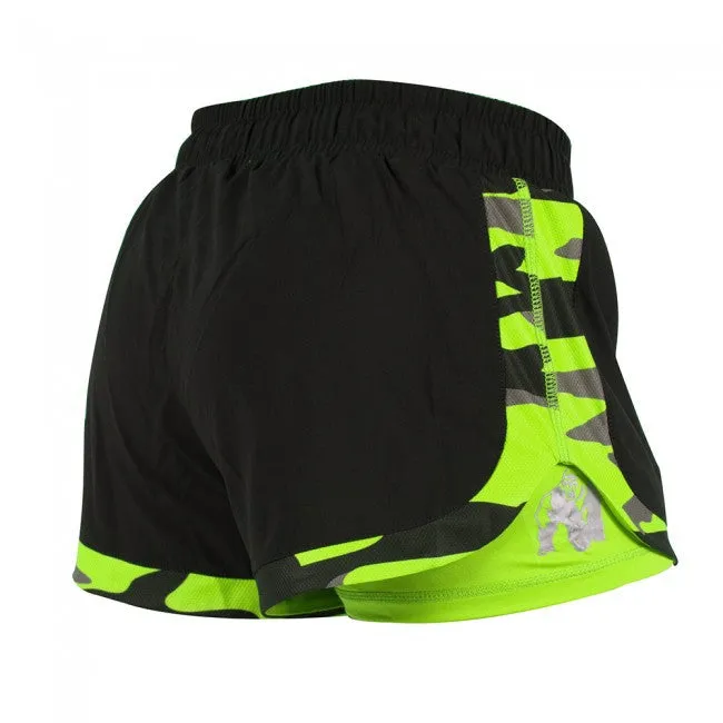 Gorilla Wear - Denver Fashion Sport Shorts - Black/Neon Lime