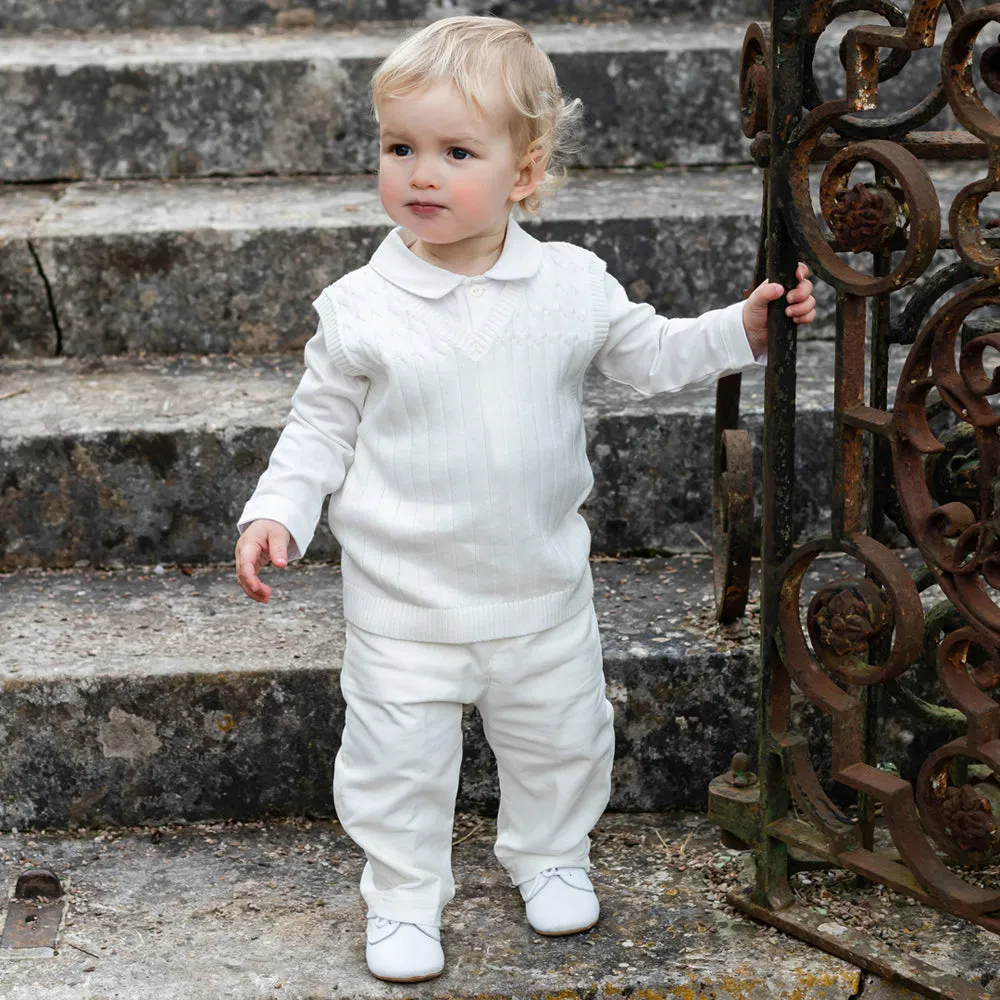 Gulliver Smart Baby Boys Ivory Three Piece Set