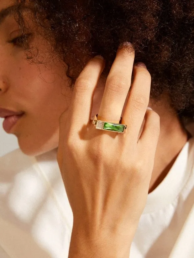 HANNA SCHÖNBERG x PILGRIM Crystal Ring