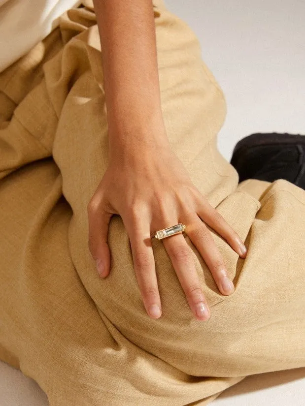 HANNA SCHÖNBERG x PILGRIM Crystal Ring