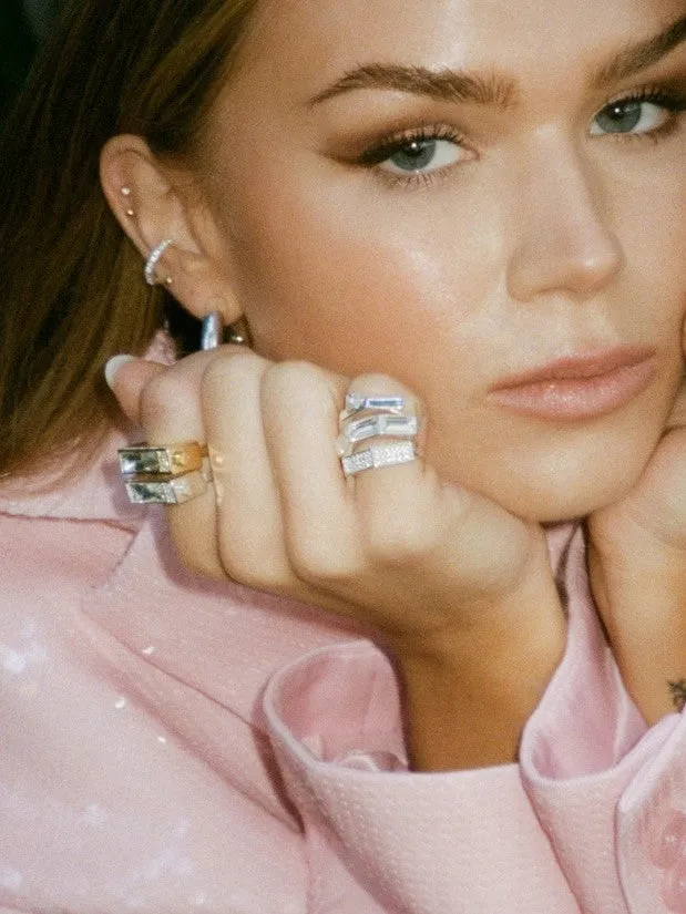 HANNA SCHÖNBERG x PILGRIM Crystal Ring