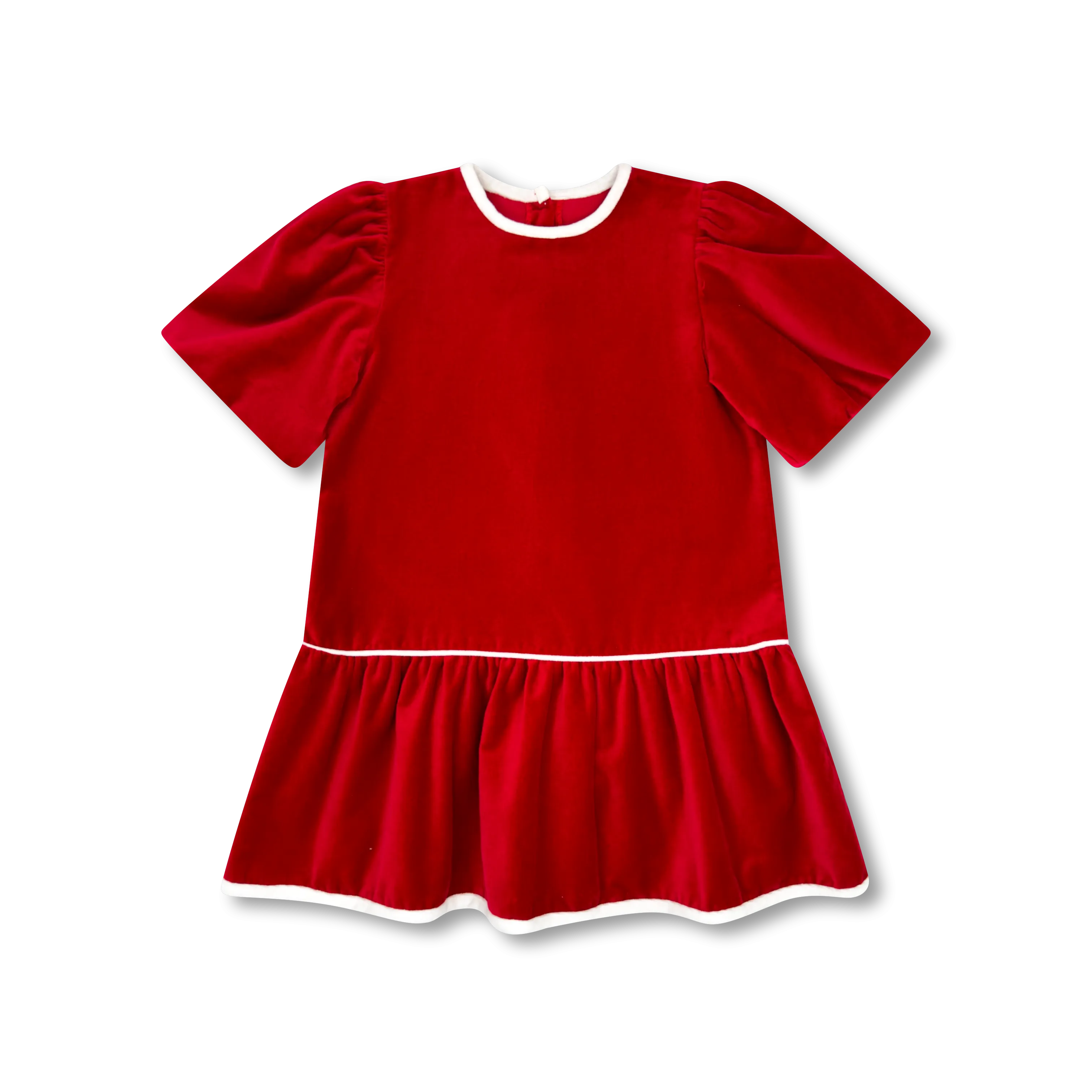 Harper Dress - Ruby Red Velvet