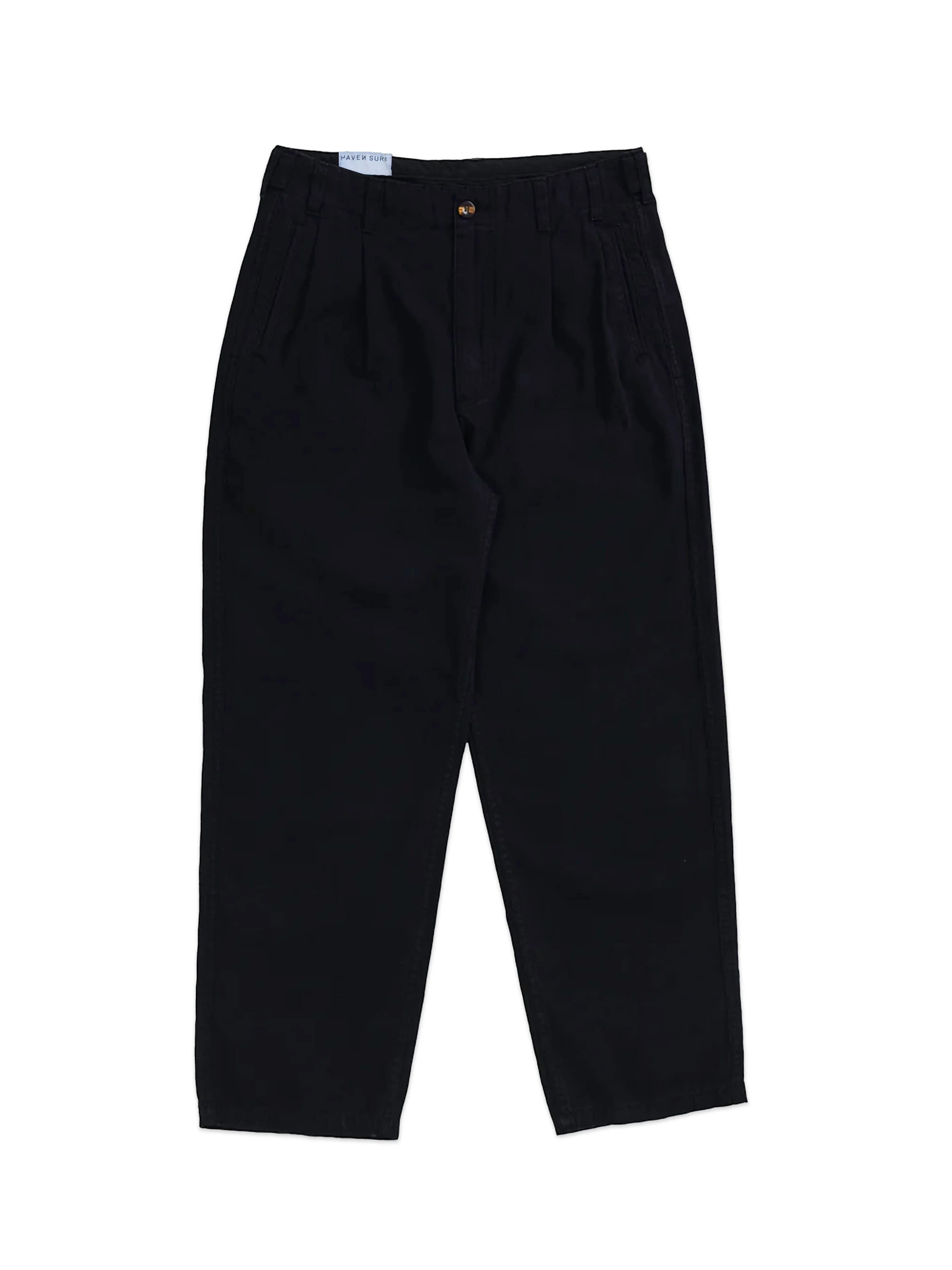 Haven Surf - Base Pleated Twill Pants - Black